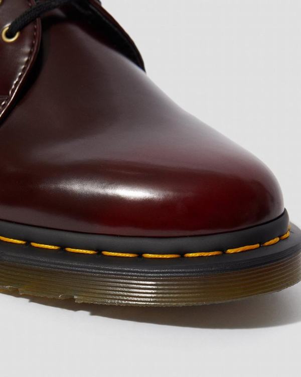 Dr Martens Dámské Polobotky Vegan 1461 Červené, CZ-216985